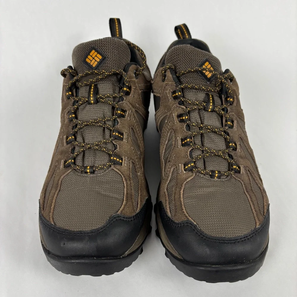 Colombia, Hiking Shoes, omni-grip, Brown/Gray-ish Brown, Leather/canvas, Size 8 - Picture 3 of 15